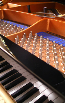 Details eines Klaviers